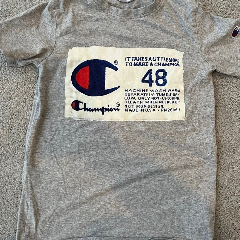 Champion Brand It Takes A Little More To Make A Champion t-shirt  Gray size M